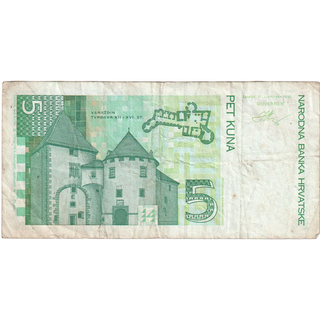 Croazia, 5 Kuna, MB