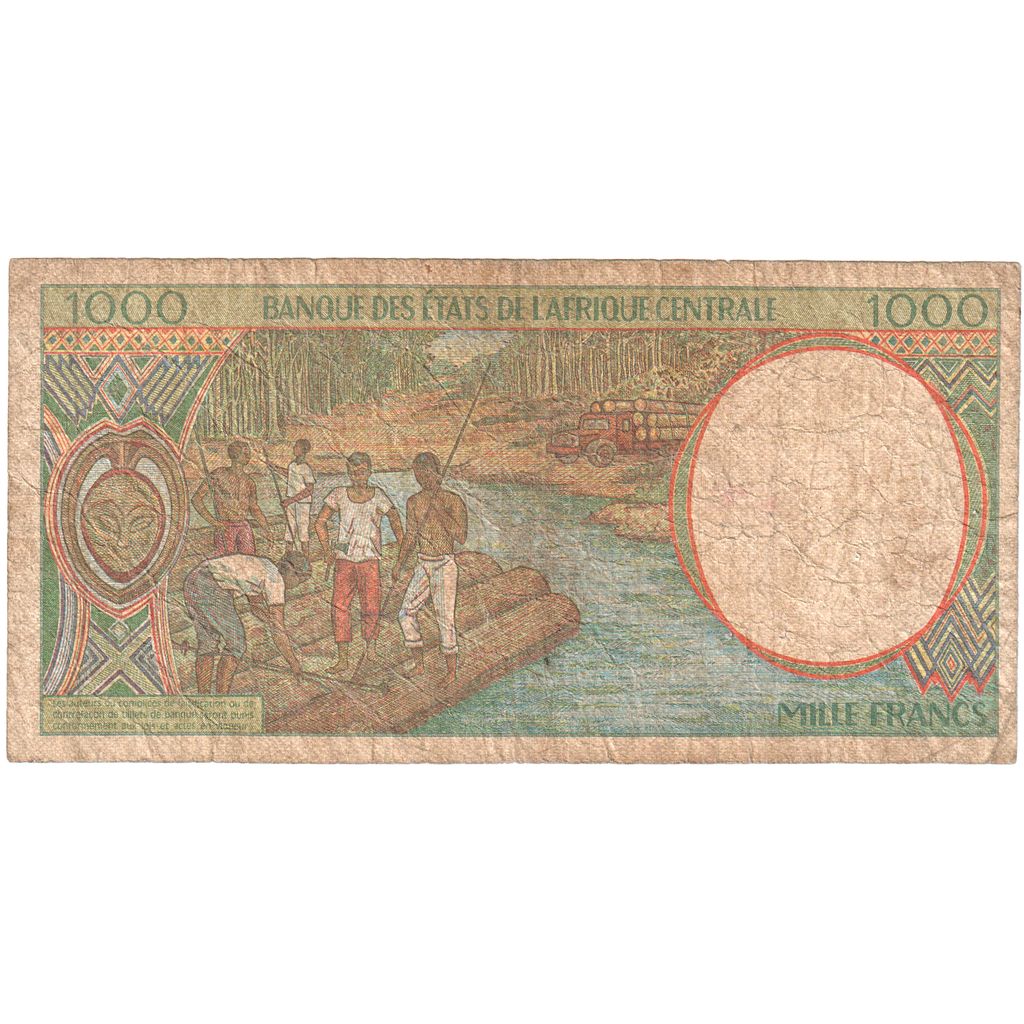 Stati dell’Africa centrale, 1000 Francs, MB