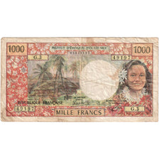 New Caledonia, 1000 Francs, NOUMÉA, VF(20-25)