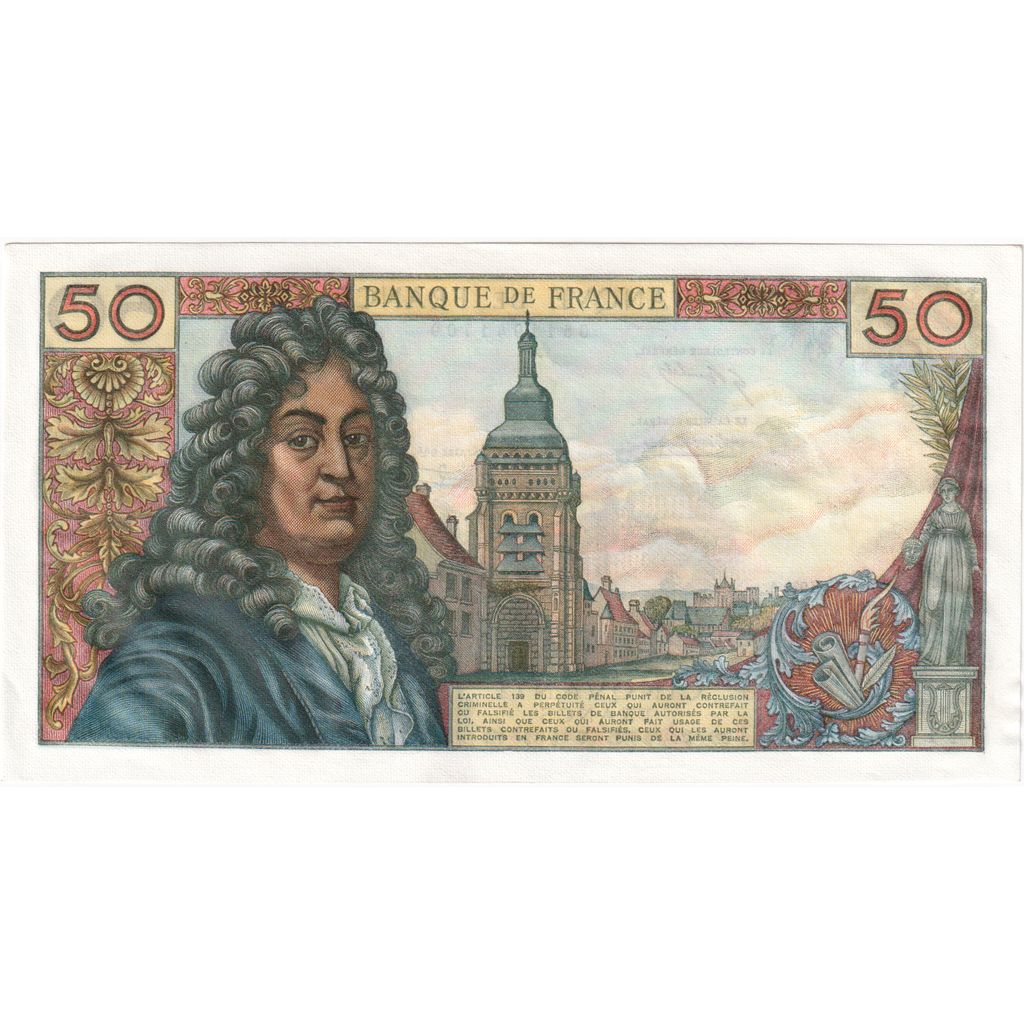 France, 50 Francs, Racine, 1973-01-04, U.205, SPL