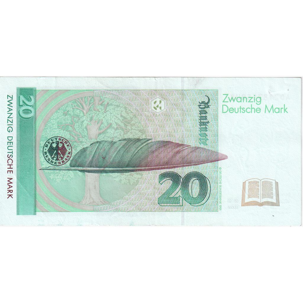 GERMANY - FEDERAL REPUBLIC, 20 Deutsche Mark, UNC(63)