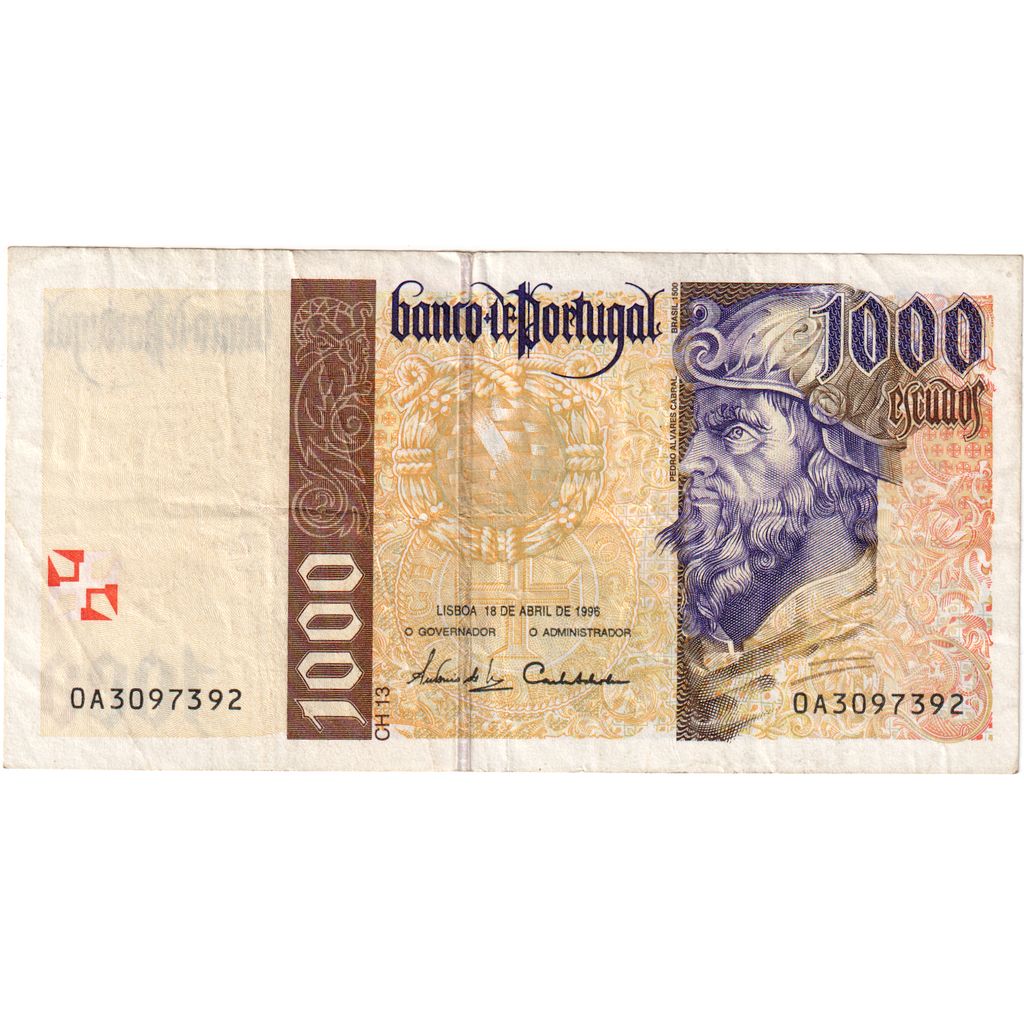 Portugal, 1000 Escudos, 1996-10-31, EF(40-45)