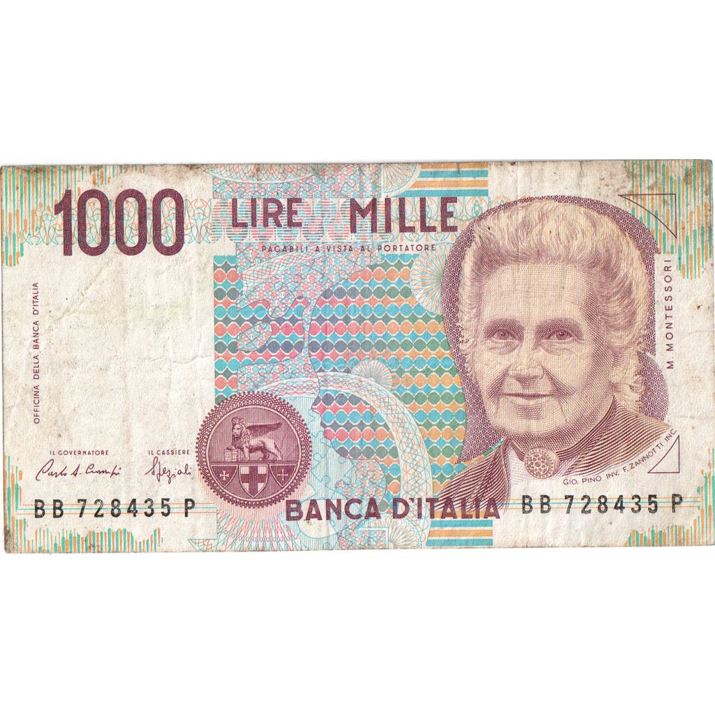 Italia, 1000 Lire, MB