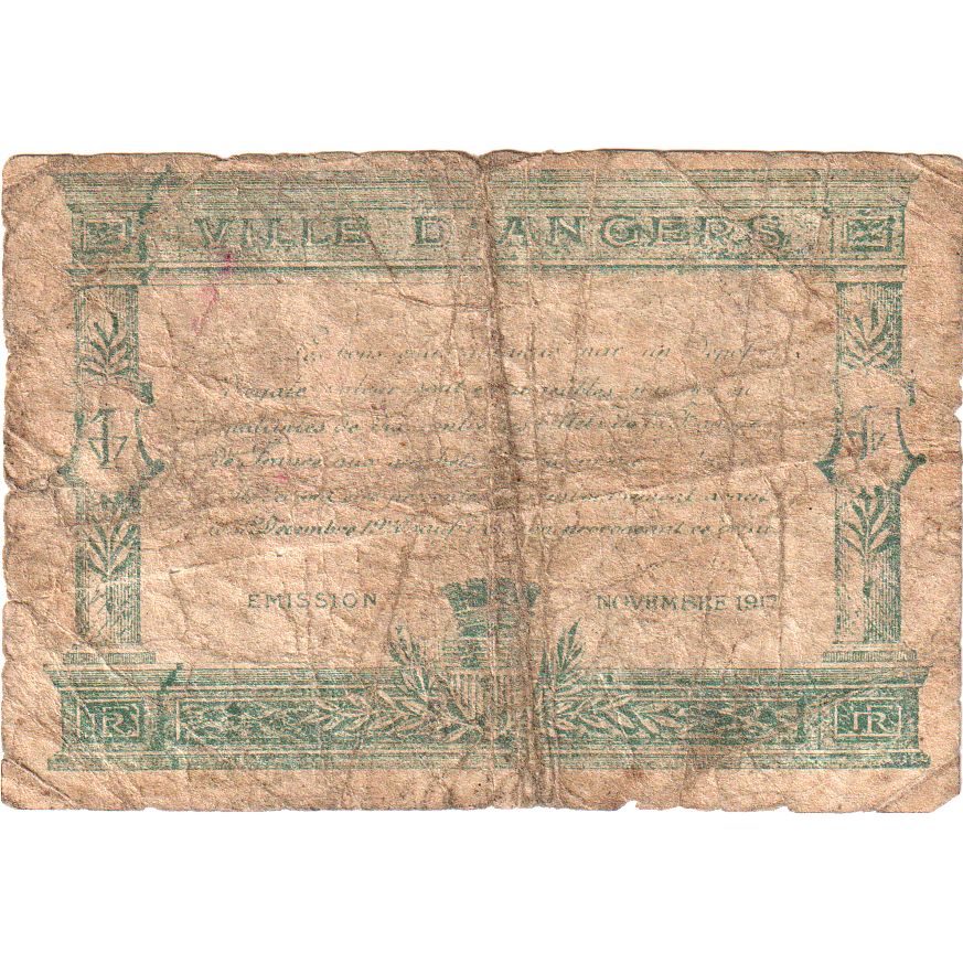 Frankreich, 25 Centimes, Angers, S, Pirot:8-4