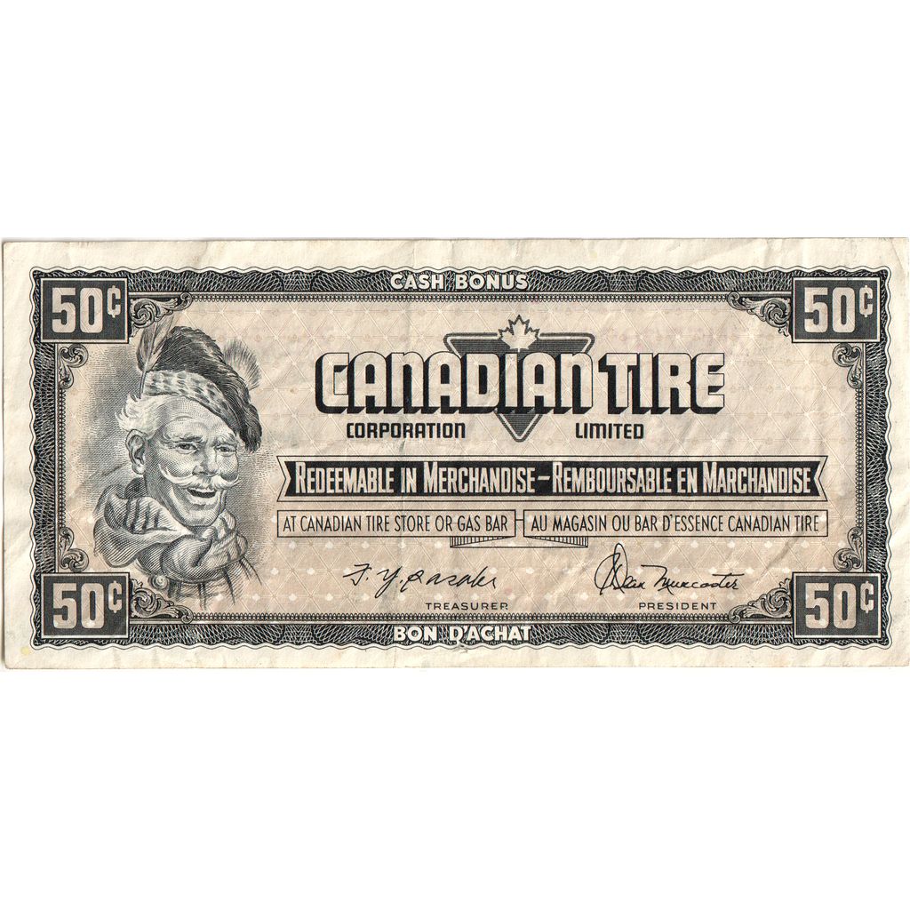 Canada, 50 Cents, CANADIAN TIRE PUB, TTB