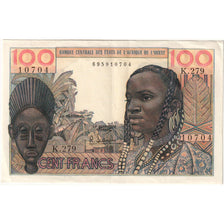 West African States, 100 Francs, AU(50-53)