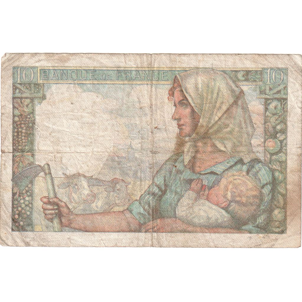 France, 10 Francs, Mineur, 1945-04-26, B.102, TB+