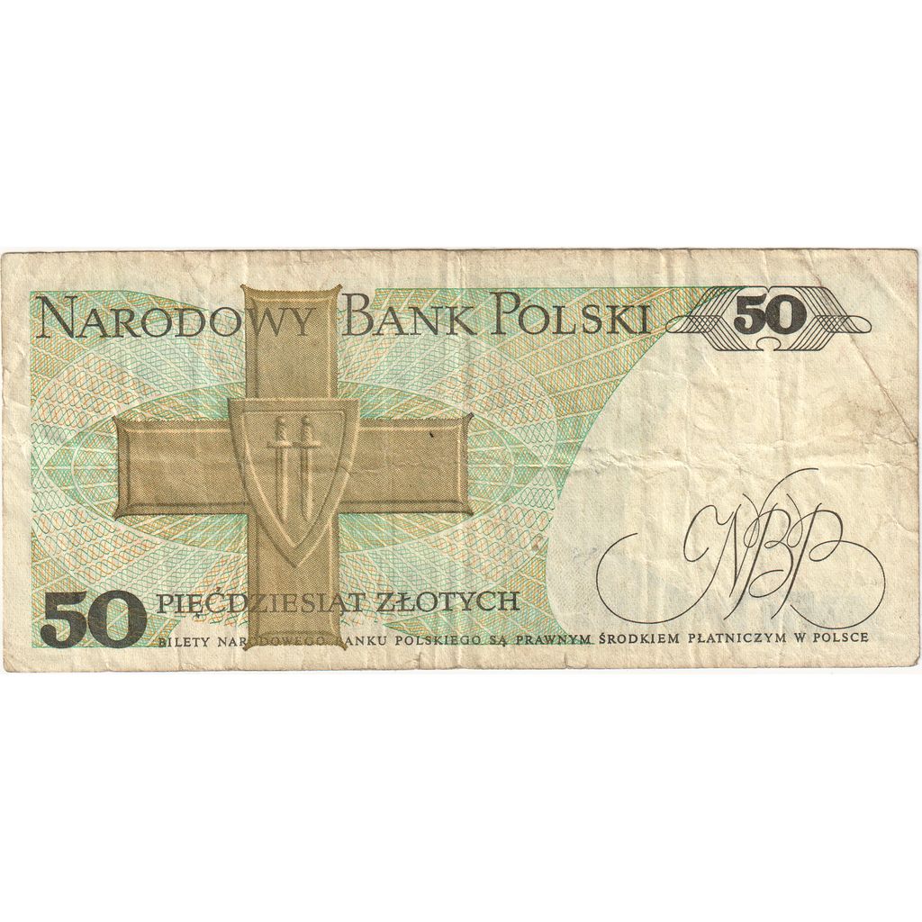 Polska, 50 Zlotych, 1988-12-01, VF(30-35)