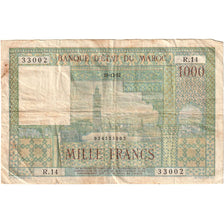 Morocco, 1000 Francs, 1952-12-10, VF(20-25)