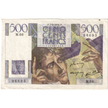 Francia, 500 Francs, Chateaubriand, 1946-02-07, M.66, BB