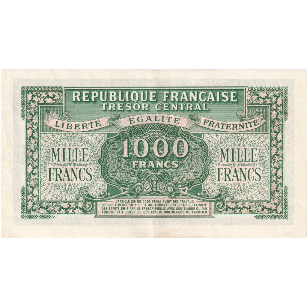 Frankrijk, 1000 Francs, Marianne, 40E, SUP