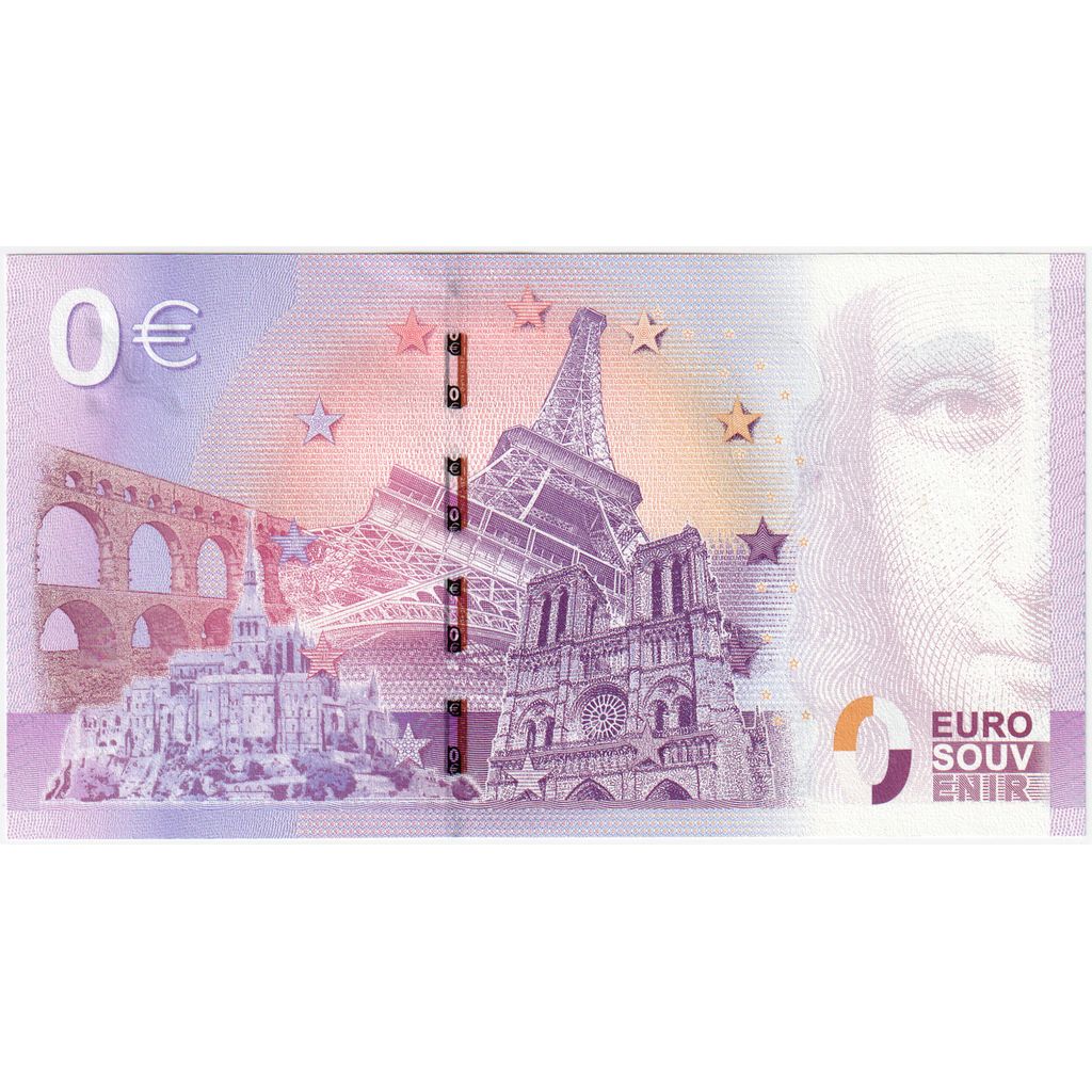 France, Tourist Banknote - 0 Euro, UNC(65-70), UNC