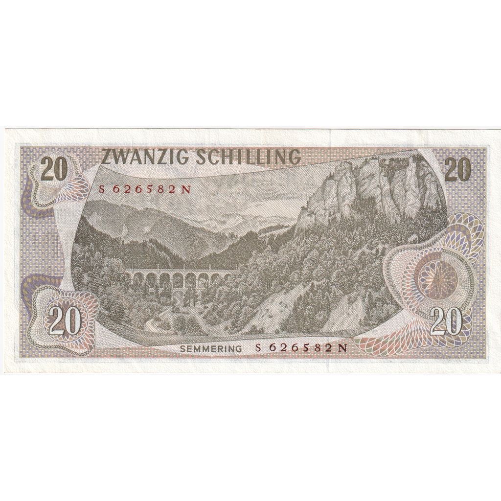 Austria, 20 Schilling, 1967-07-02, EBC