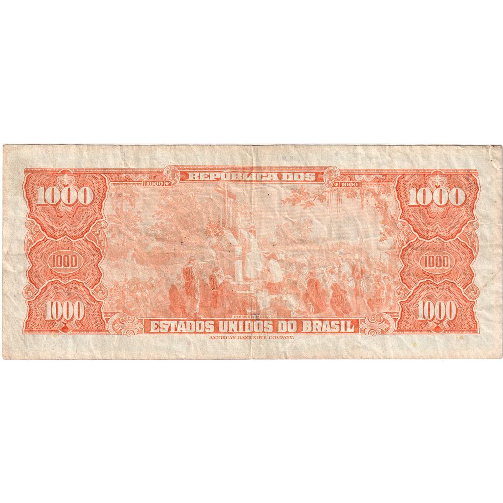 Brazil, 1 Cruzeiro Novo on 1000 Cruzeiros, VF(30-35)