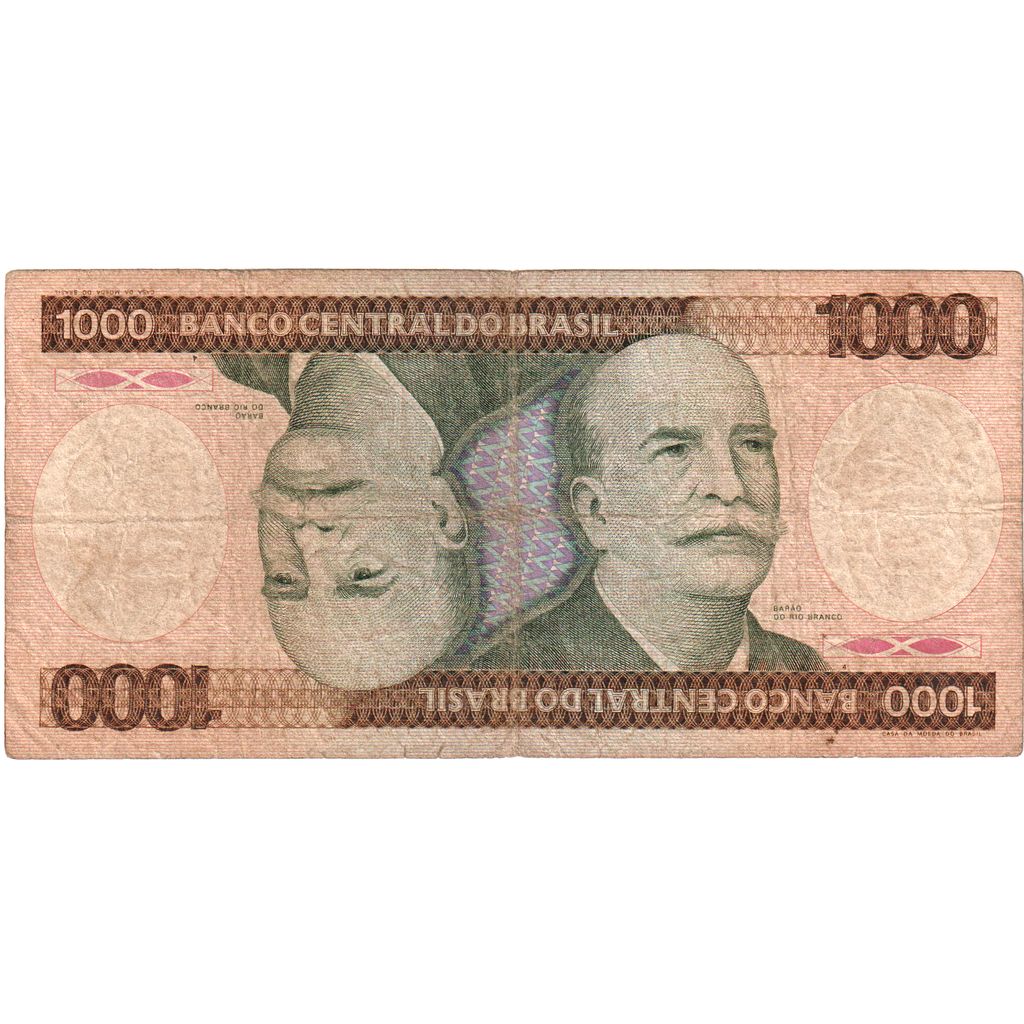 Brazil, 1000 Cruzeiros, VF(20-25)