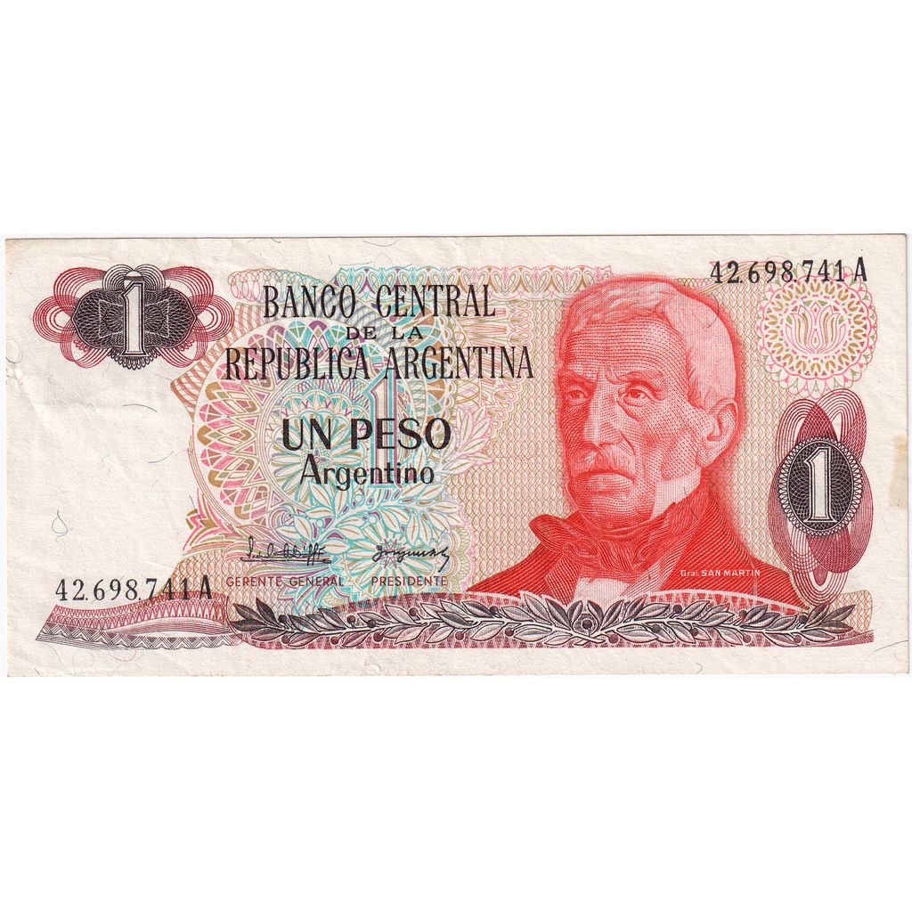 Argentinien, 1 Peso Argentino, SS