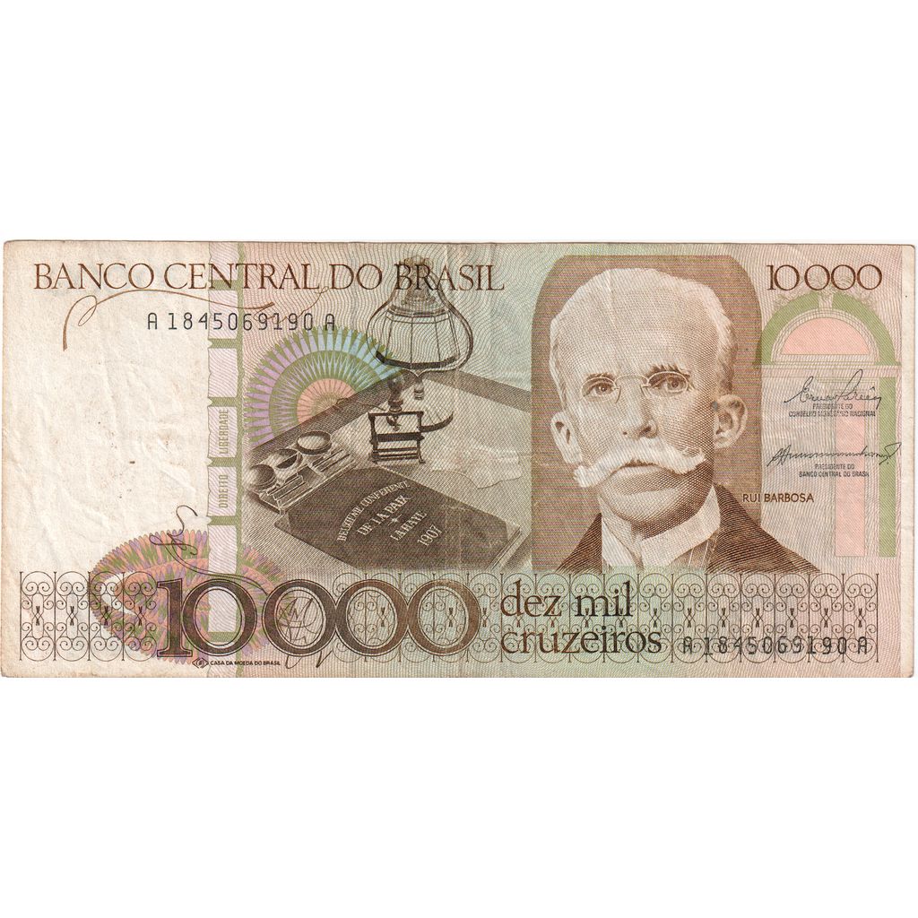 Brasilien, 10,000 Cruzeiros, S+