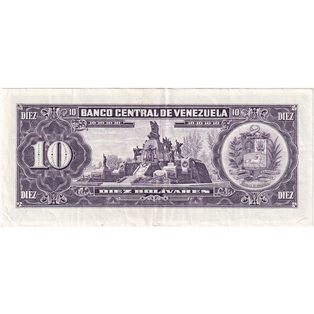 Venezuela, 10 Bolívares, 1988-11-03, EBC
