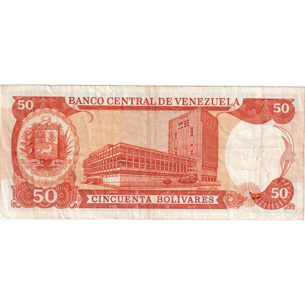 Venezuela, 50 Bolivares, 1988-11-03, TTB
