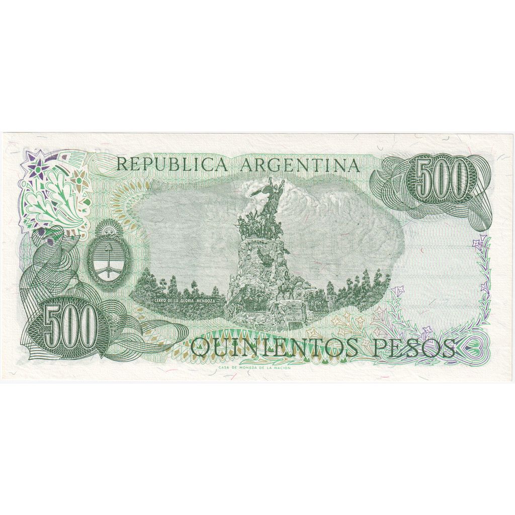 Argentinien, 500 Pesos, UNZ