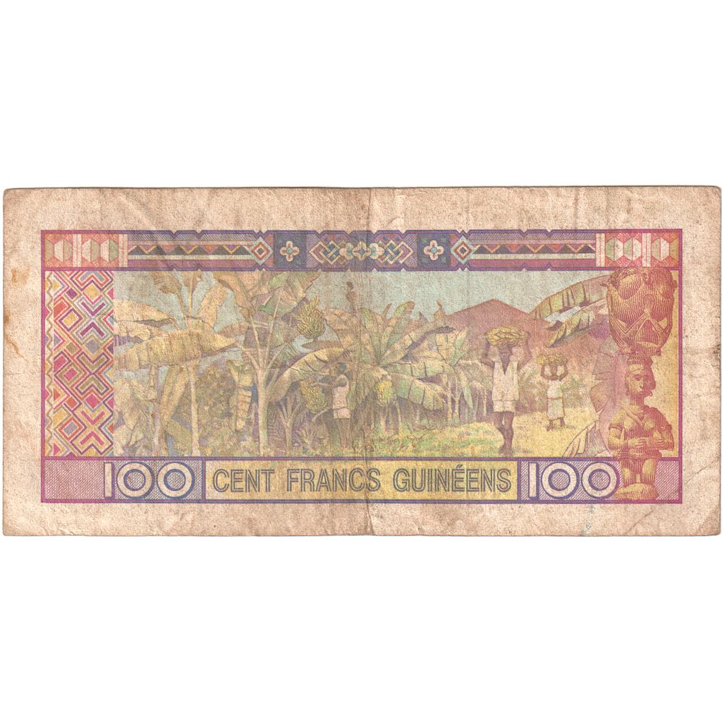 Guinea, 100 Francs, 1985, VF(20-25)
