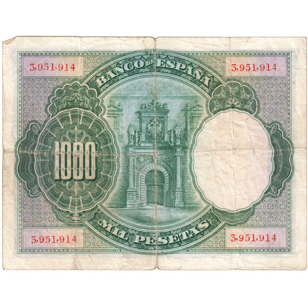 Spagna, 1000 Pesetas, 1925-07-01, MB