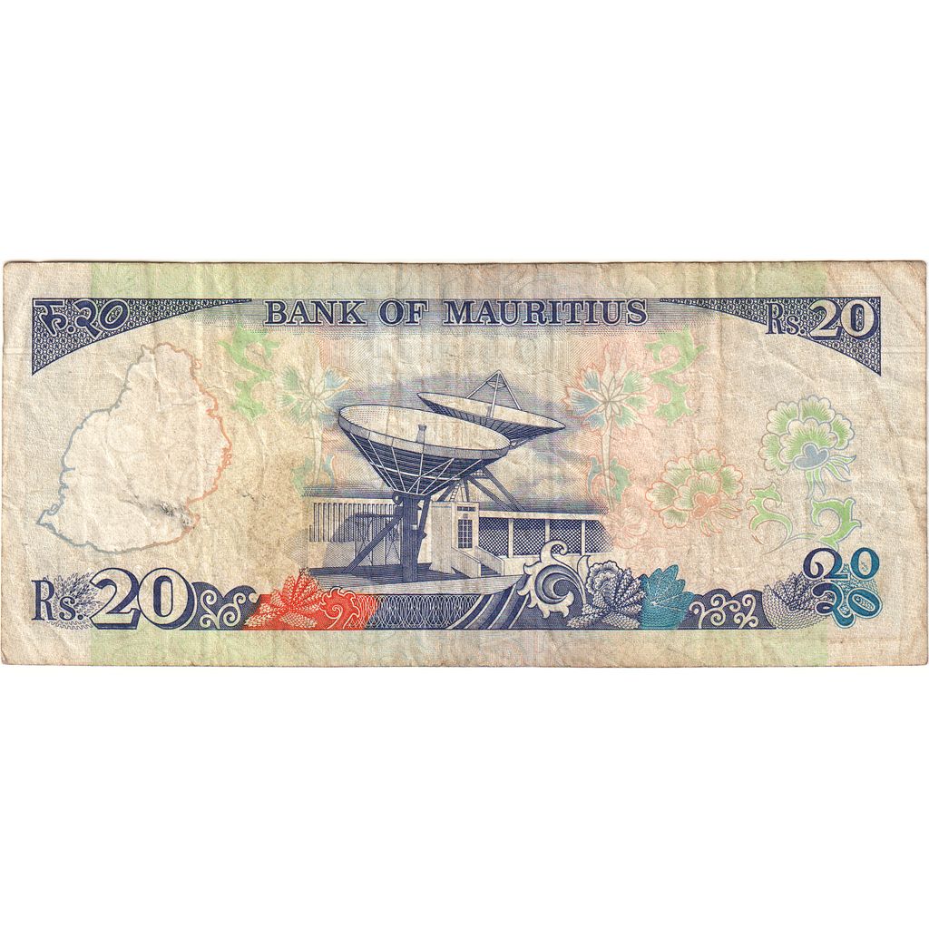 Mauritius, 20 Rupees, MB+