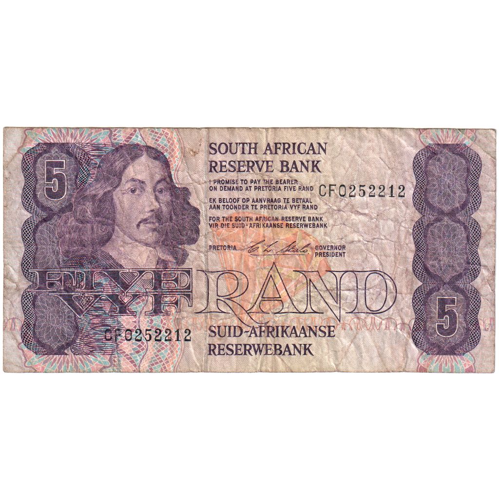 South Africa, 5 Rand, VF(20-25)