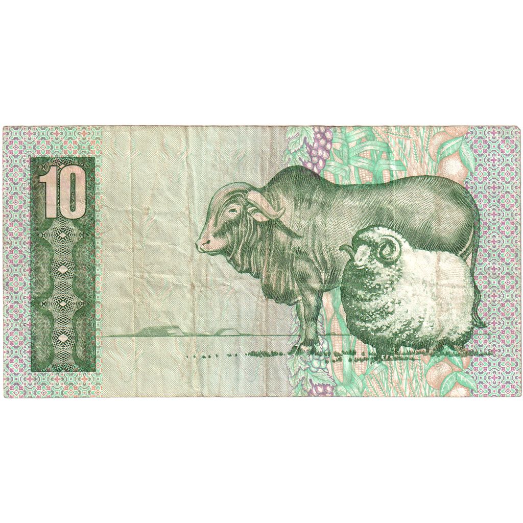South Africa, 10 Rand, VF(30-35)