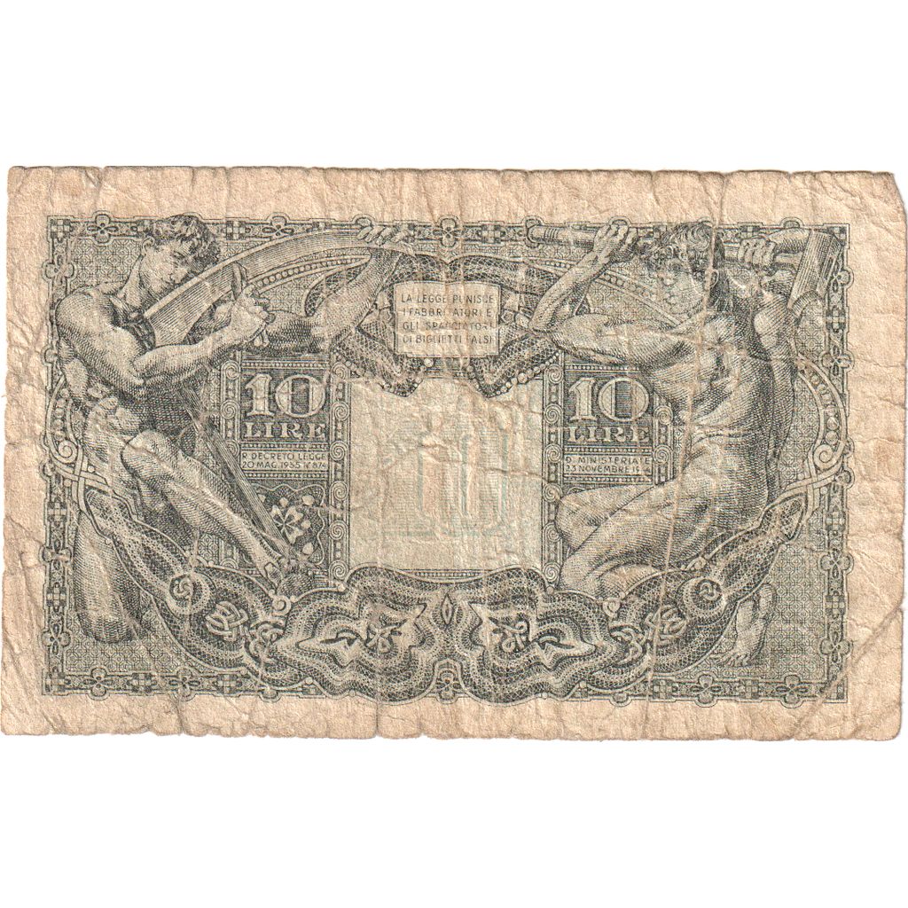 Italia, 10 Lire, 1944-11-23, MB