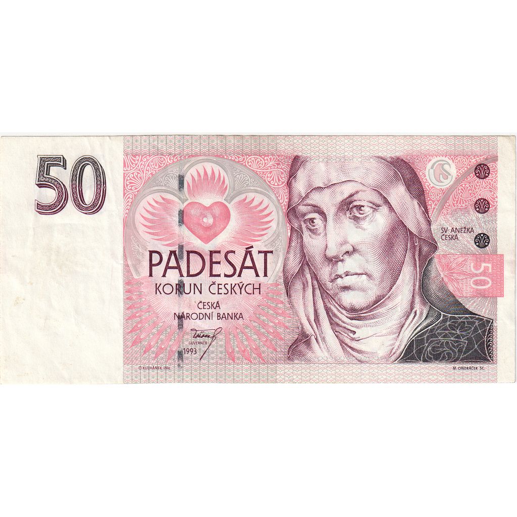 Czech Republic, 50 Korun, AU(55-58)