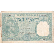 France, 20 Francs, Bayard, 1918-05-14, U.4556, VF(20-25)