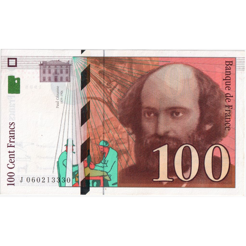 Frankrijk, 100 Francs, Cézanne, J060213330, NIEUW