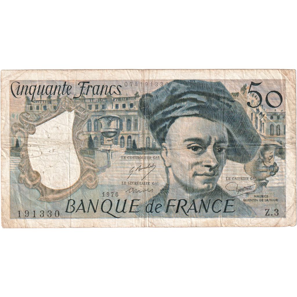 Francja, 50 Francs, Quentin de La Tour, Z.3, VF(20-25)
