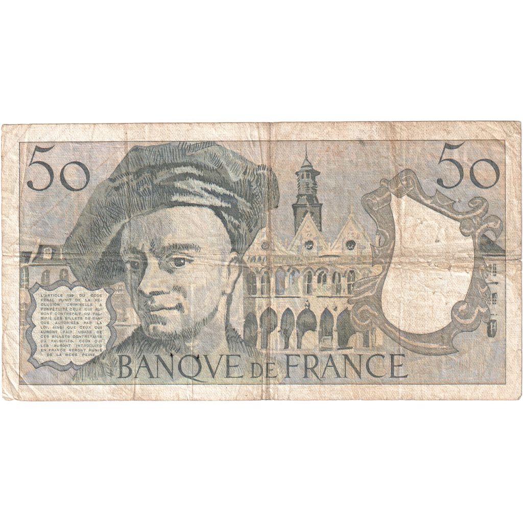 Francja, 50 Francs, Quentin de La Tour, Z.3, VF(20-25)