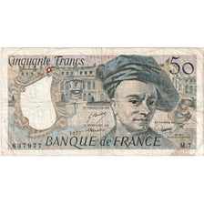 France, 50 Francs, Quentin de La Tour, Undated (1977), M.7, TB