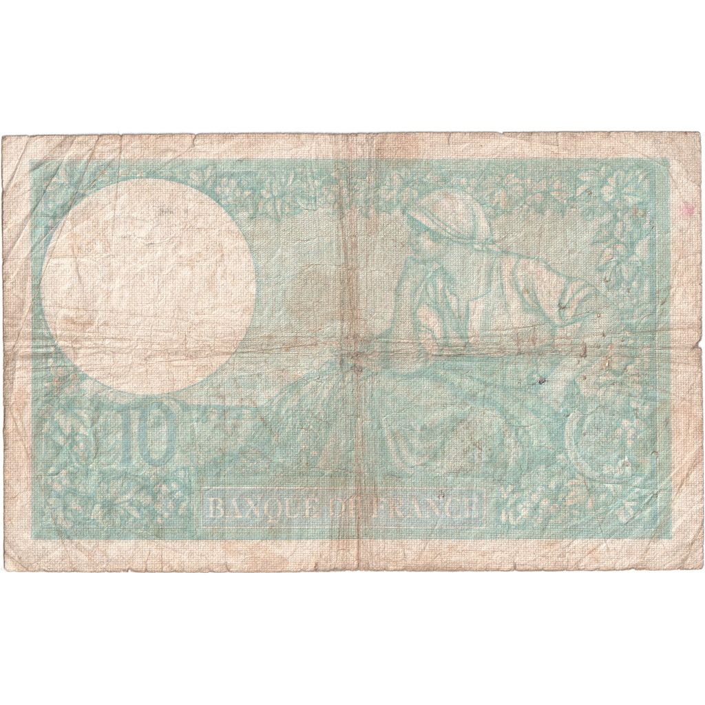 Frankrijk, 10 Francs, Minerve, 02-11-1939, J.75875, TB