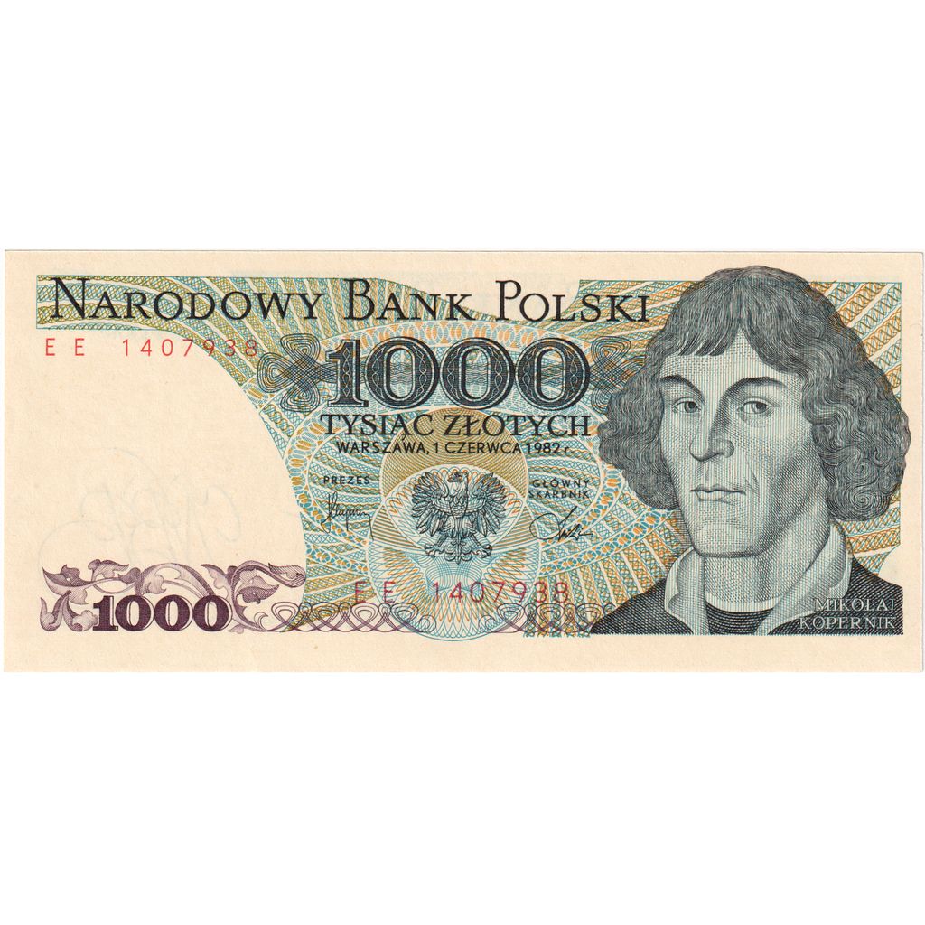 Poland, 1000 Zlotych, 1982-06-01, UNC(65-70)