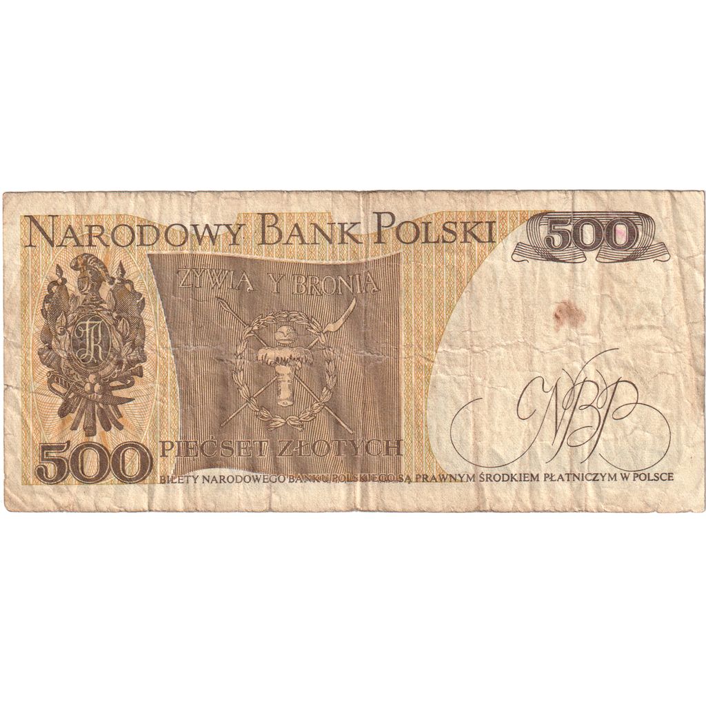 Pologne, 500 Zlotych, 1982-06-01, TB