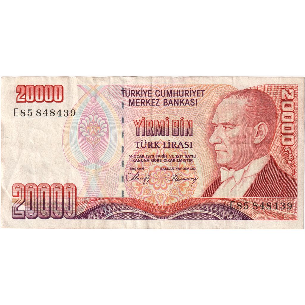 Turchia, 20000 Lira, 1970-01-14, BB