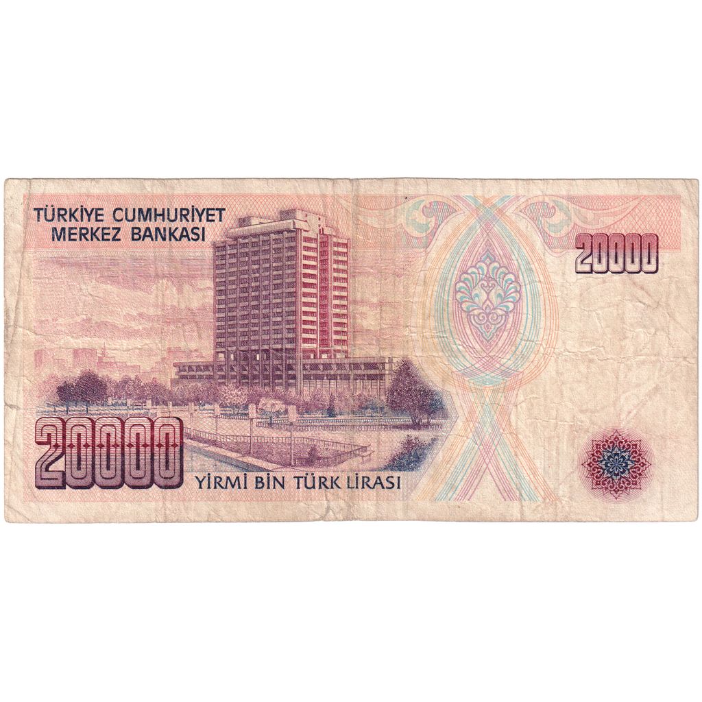 Turkije, 20000 Lira, 1970-10-14, TB