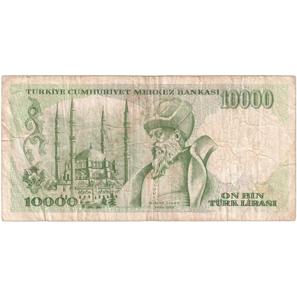 Turquía, 10000 Lire, 1970-10-14, BC+