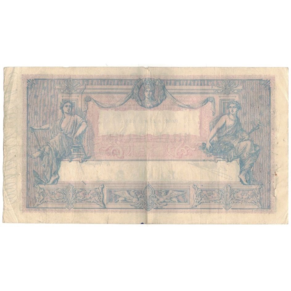 França, 1000 Francs, J.2196, VF(30-35), Fayette:36.42, KM:67j