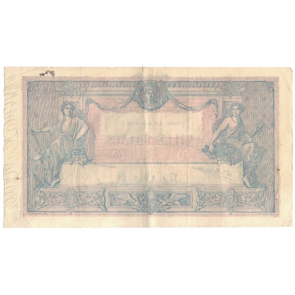 France, 1000 Francs, Bleu et Rose, 1926, J.2510, TTB, Fayette:36.43, KM:67k