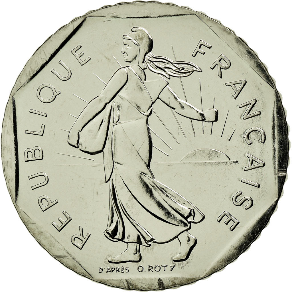 Monnaie, France, Semeuse, 2 Francs, 1994, FDC, Nickel, Gadoury:547