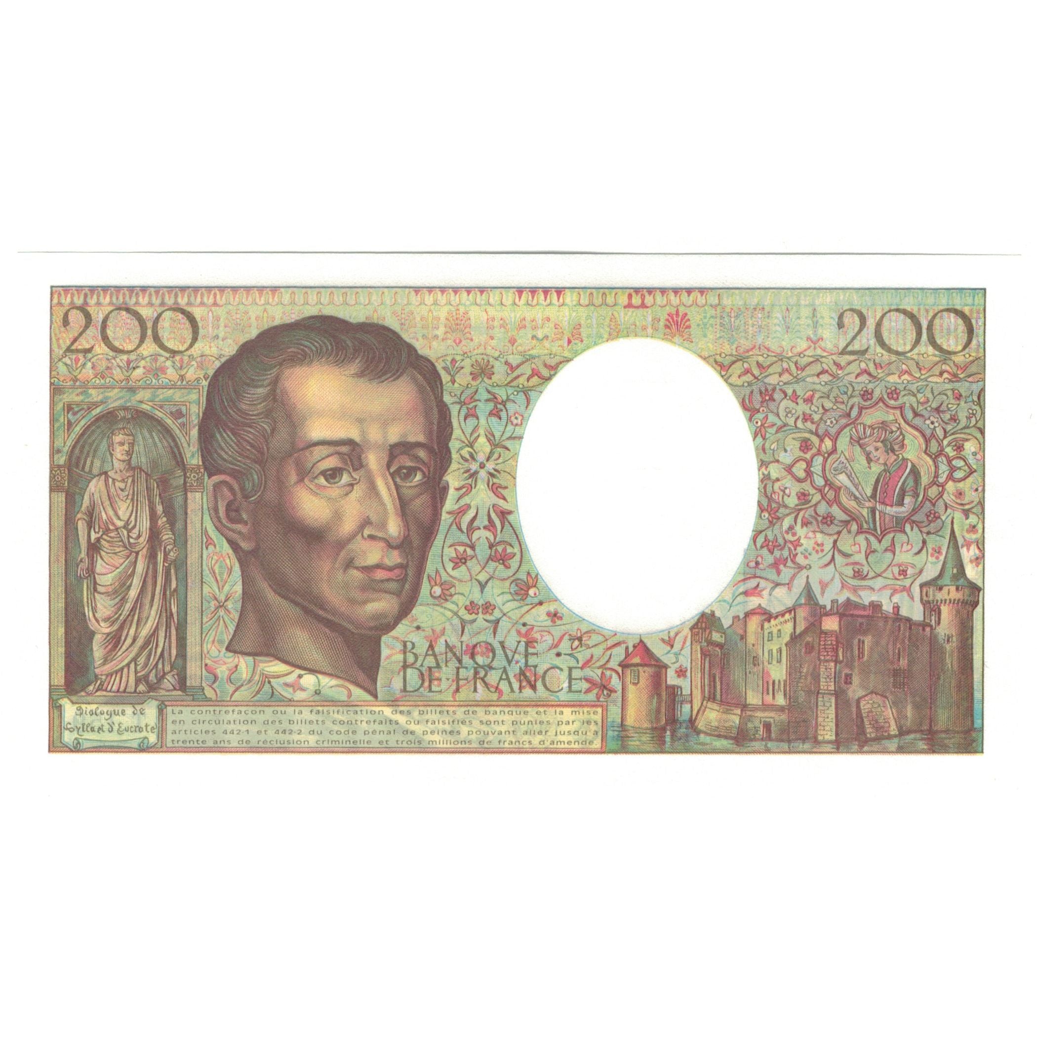 Francia, 200 Francs, 1994, T.159, SPL, Fayette:70/2.1, KM:155f