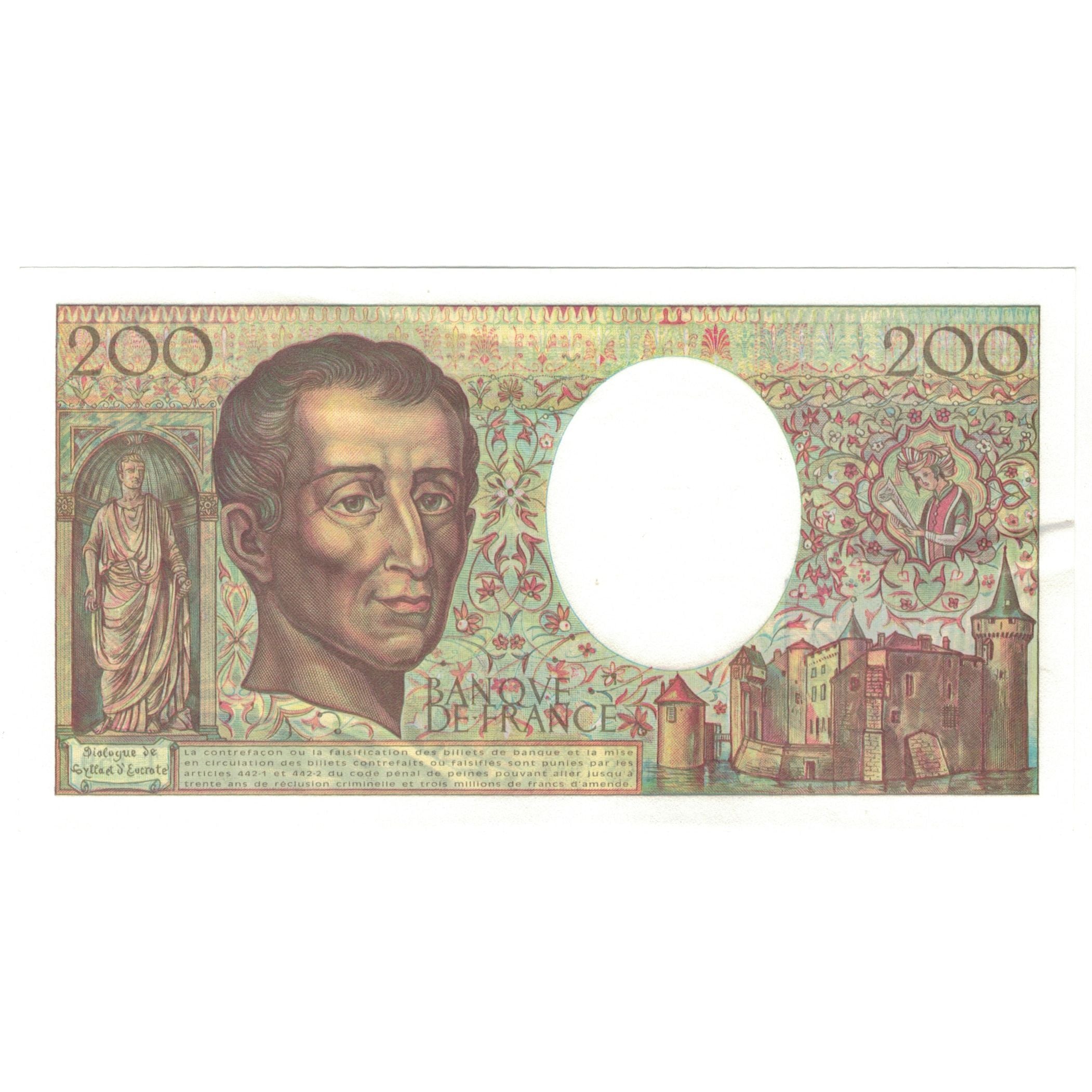 France, 200 Francs, 1994, T.159, UNC(60-62), Fayette:70/2.1, KM:155f