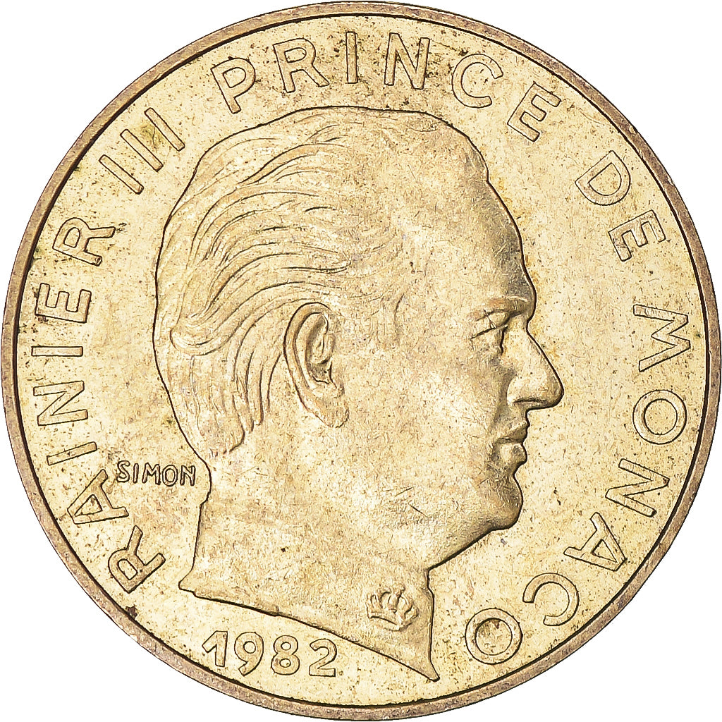 Coin, Monaco, 20 Centimes, 1982