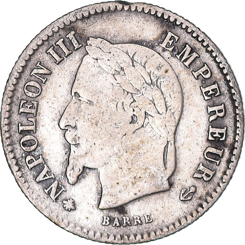 Münze, Frankreich, 20 Centimes, 1867