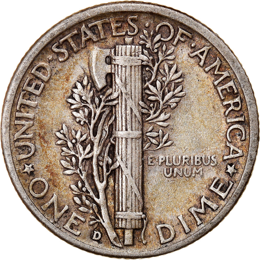Coin, United States, Mercury Dime, Dime, 1941, U.S. Mint, Denver, EF(40-45)